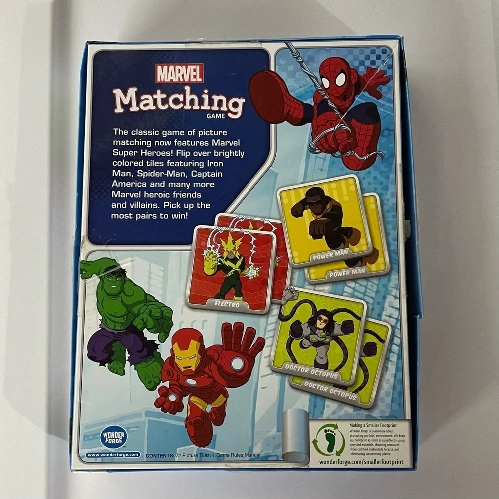 Marvel Heros Matching Card Game